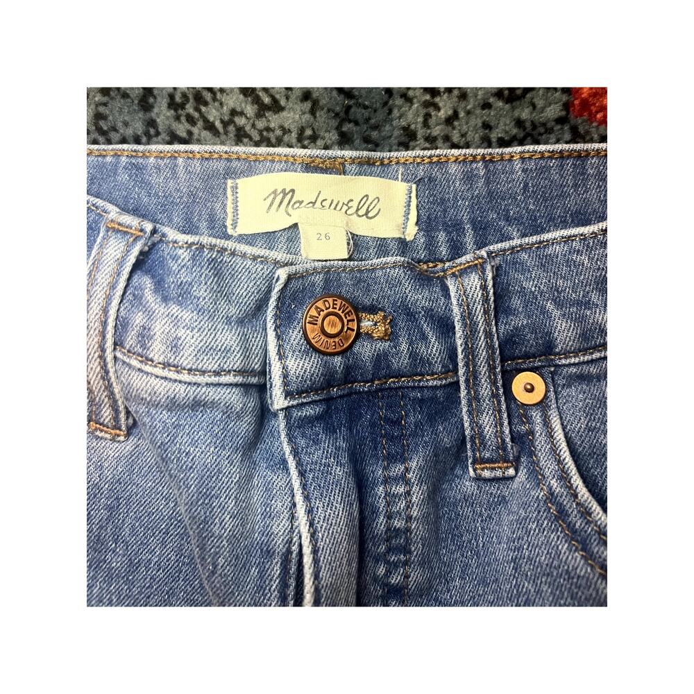 Madewell Denim Shorts Contrast Size 26 Womens - Picture 3 of 6